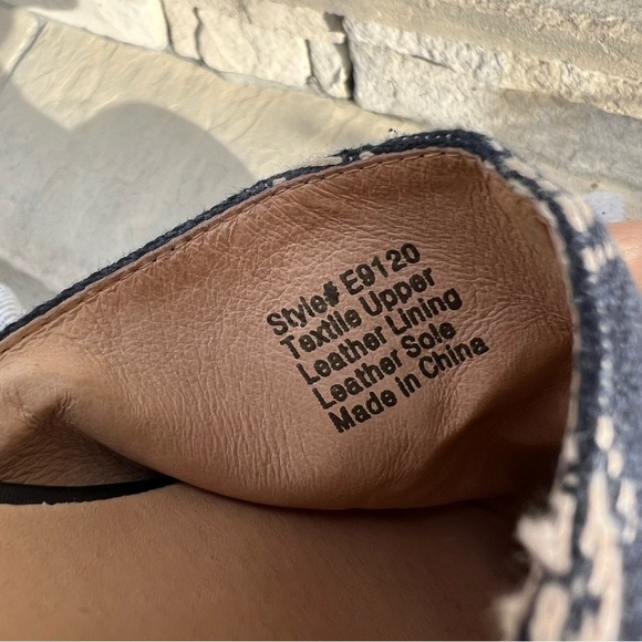 Madewell leather sole textile body pointy toe mule slide on flats Sz 7.5 - Picture 4 of 6